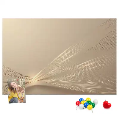 Memobord van kurk Abstract licht
