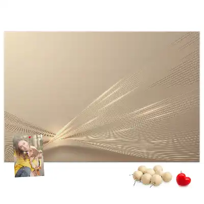 Memobord van kurk Abstract licht