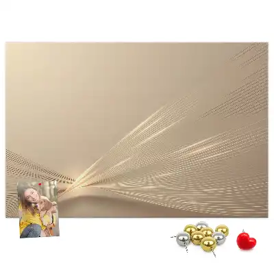 Memobord van kurk Abstract licht