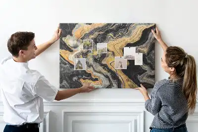 Kurk prikbord Vergulde rotsstructuur
