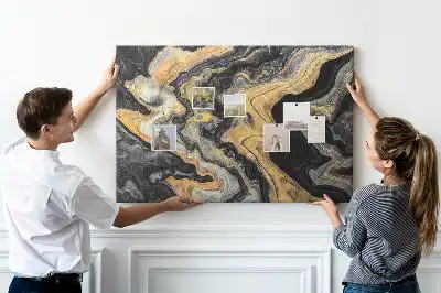 Kurk prikbord Vergulde rotsstructuur