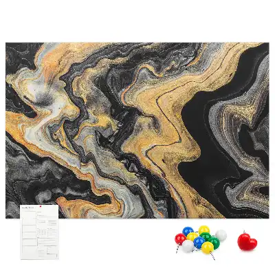 Kurk prikbord Vergulde rotsstructuur