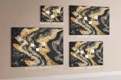 Kurk prikbord Vergulde rotsstructuur