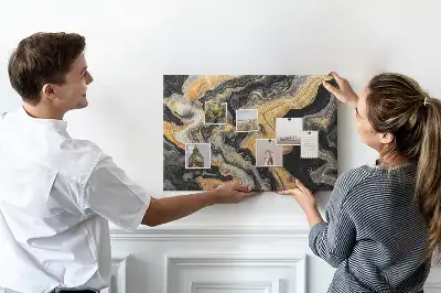 Kurk prikbord Vergulde rotsstructuur