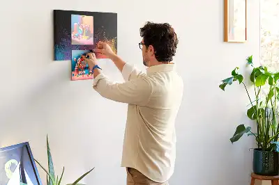 Memobord van kurk Kleurexplosie