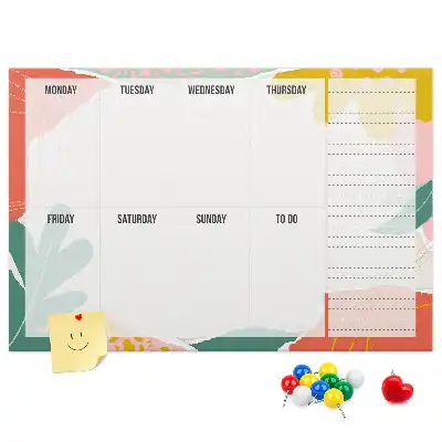 Kurk prikbord Eenvoudige weekplanner