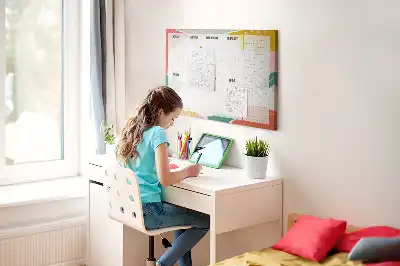 Kurk prikbord Eenvoudige weekplanner