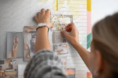 Kurk prikbord Eenvoudige weekplanner