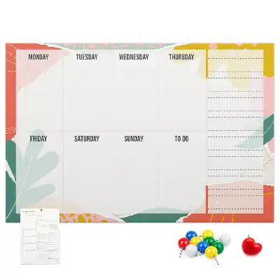 Kurk prikbord Eenvoudige weekplanner