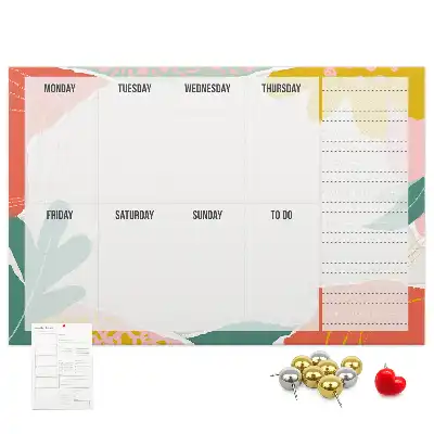 Kurk prikbord Eenvoudige weekplanner