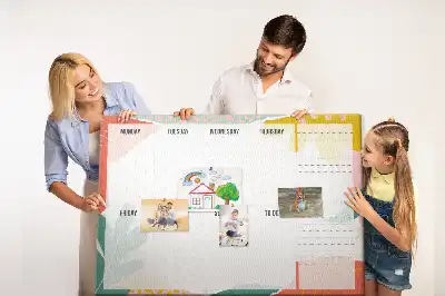 Kurk prikbord Eenvoudige weekplanner
