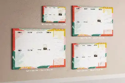 Kurk prikbord Eenvoudige weekplanner