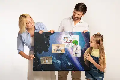 Memobord van kurk Grote melkweg