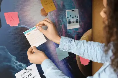 Memobord van kurk Grote melkweg