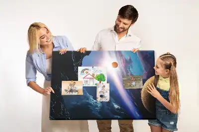 Memobord van kurk Grote melkweg