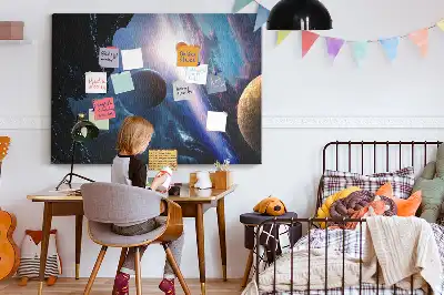 Memobord van kurk Grote melkweg
