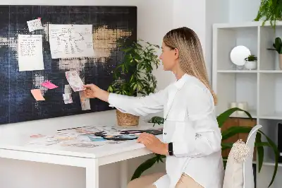 Kurk prikbord Geometrische omtrek van de wereld