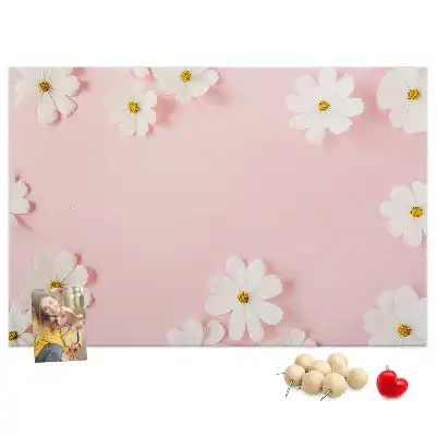 Memobord van kurk Madeliefjes bloemen