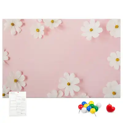 Memobord van kurk Madeliefjes bloemen