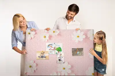 Memobord van kurk Madeliefjes bloemen