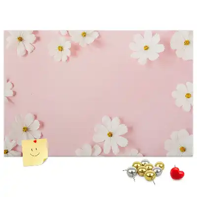 Memobord van kurk Madeliefjes bloemen