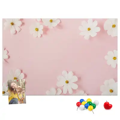 Memobord van kurk Madeliefjes bloemen