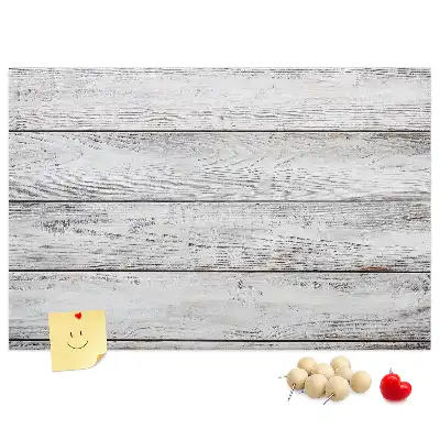 Memobord van kurk Geschilderde planken