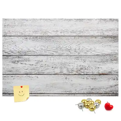 Memobord van kurk Geschilderde planken