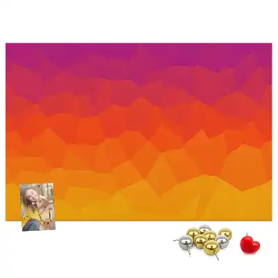 Memobord van kurk Zonsopgang