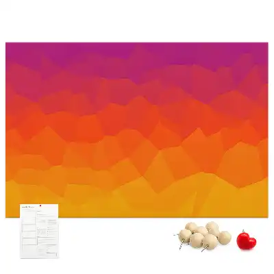 Memobord van kurk Zonsopgang