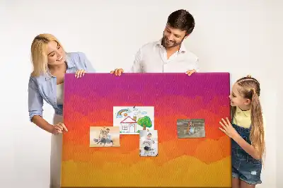 Memobord van kurk Zonsopgang