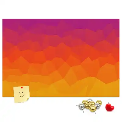 Memobord van kurk Zonsopgang