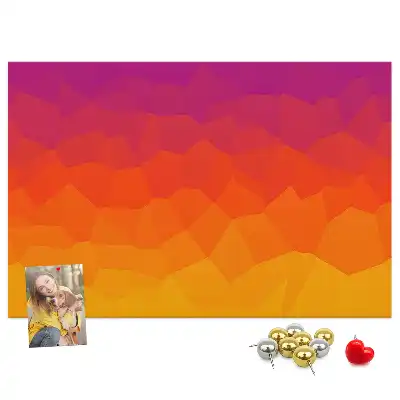 Memobord van kurk Zonsopgang
