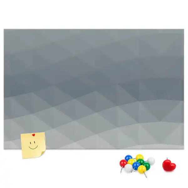 Kurk prikbord Abstractie van een golf