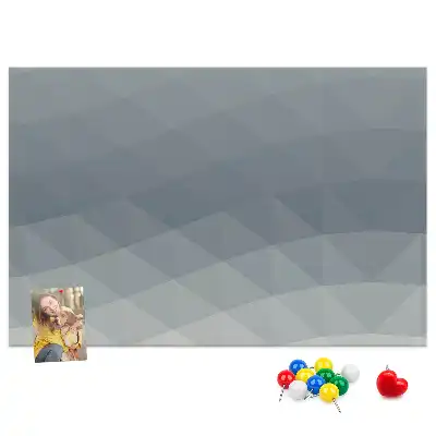 Kurk prikbord Abstractie van een golf