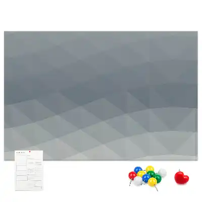 Kurk prikbord Abstractie van een golf