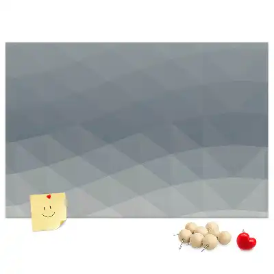 Kurk prikbord Abstractie van een golf