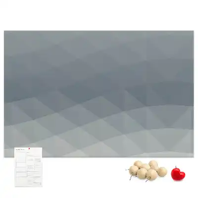 Kurk prikbord Abstractie van een golf
