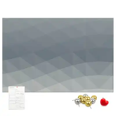 Kurk prikbord Abstractie van een golf
