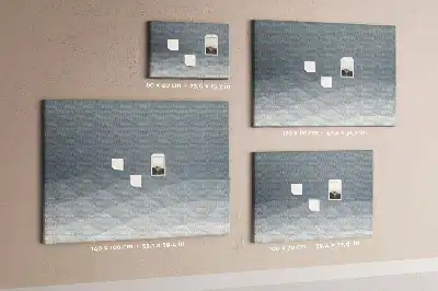 Kurk prikbord Abstractie van een golf