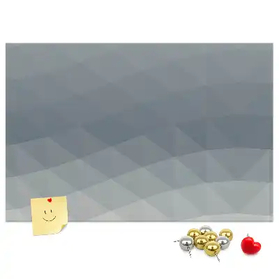 Kurk prikbord Abstractie van een golf