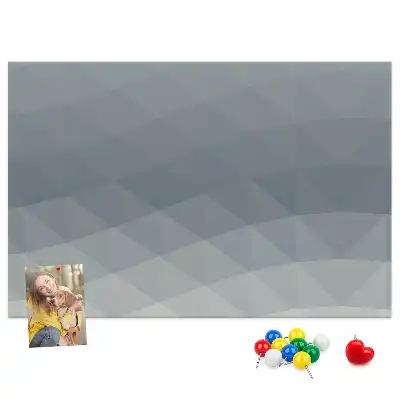 Kurk prikbord Abstractie van een golf