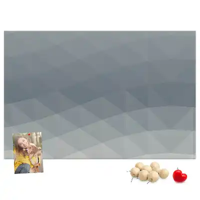 Kurk prikbord Abstractie van een golf