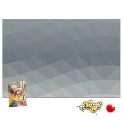 Kurk prikbord Abstractie van een golf