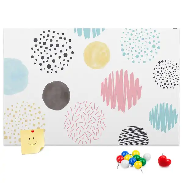 Kurk prikbord Geometrisch patroon