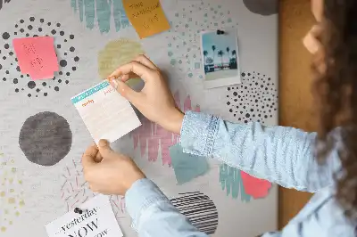 Kurk prikbord Geometrisch patroon