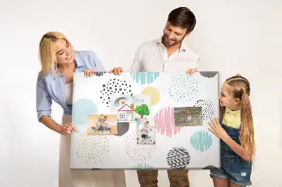 Kurk prikbord Geometrisch patroon