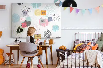 Kurk prikbord Geometrisch patroon