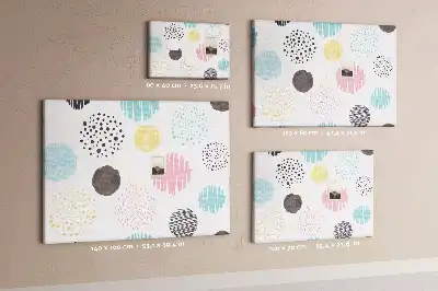 Kurk prikbord Geometrisch patroon