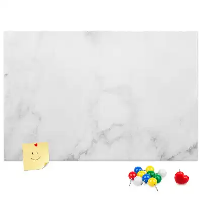Memobord van kurk met natuurlijke marmerlook